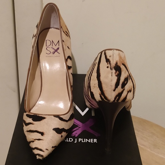 4-1/2 inch stiletto calf hair shoes - Picture 2 of 6